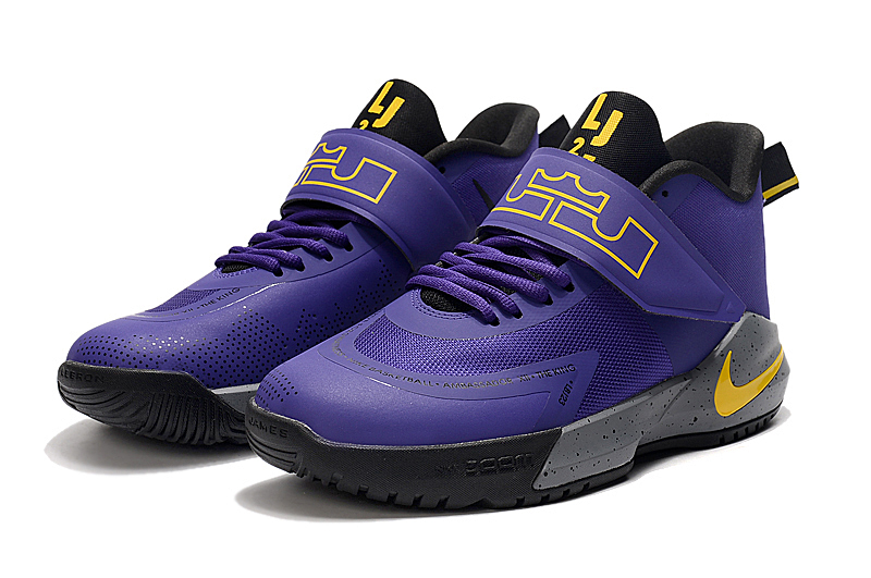 2020 Nike Lebron James Ambassador 12 Purple Yellow Black - Click Image to Close